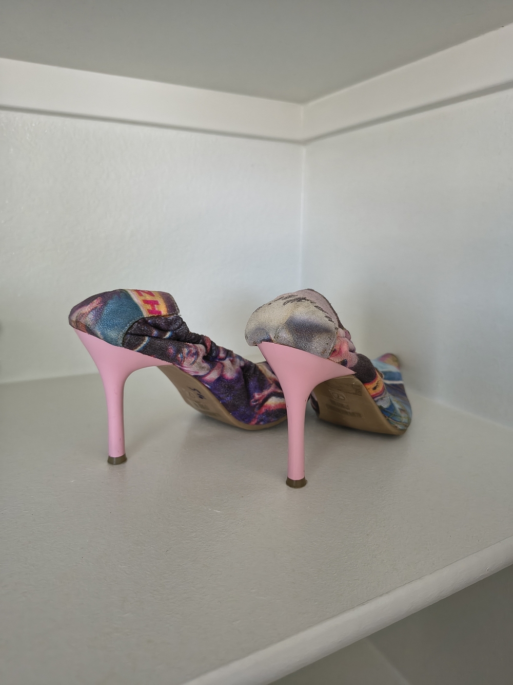 Collage Print Pumps - Picture 6 of 7